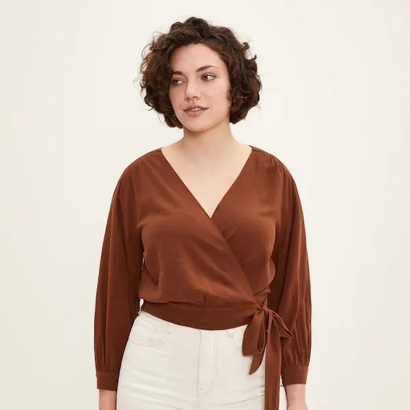 Frank and Oak Wrap Top - Picture 3 of 3